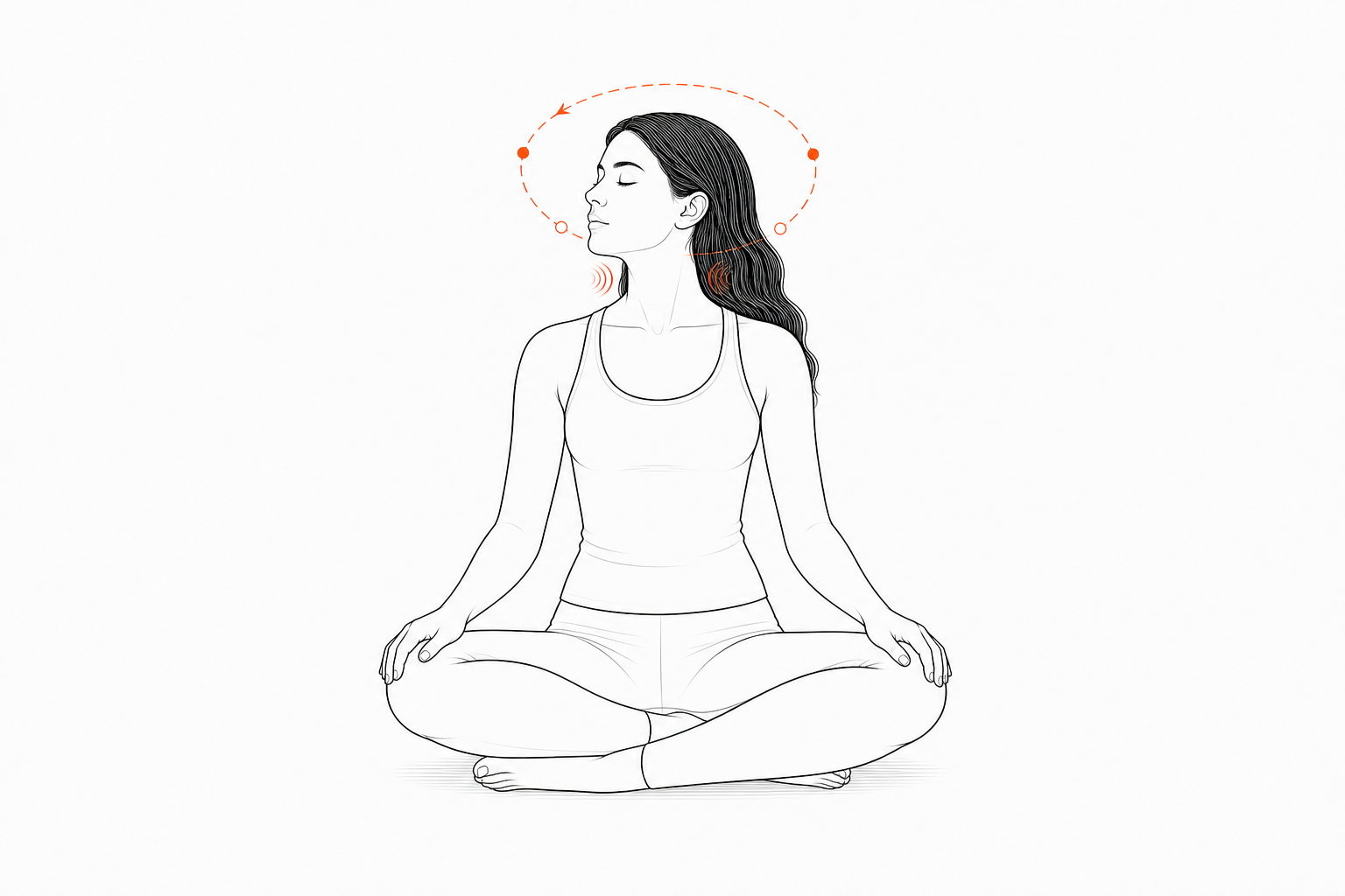 Minimal line anatomy illustration for Head-Circle Apparent Wind.